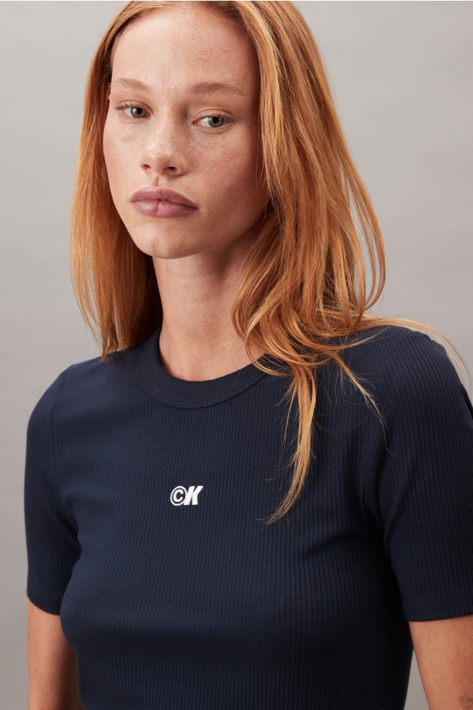MODAL RIB TEE LV044C901G CEF DARK SAPPHIRE